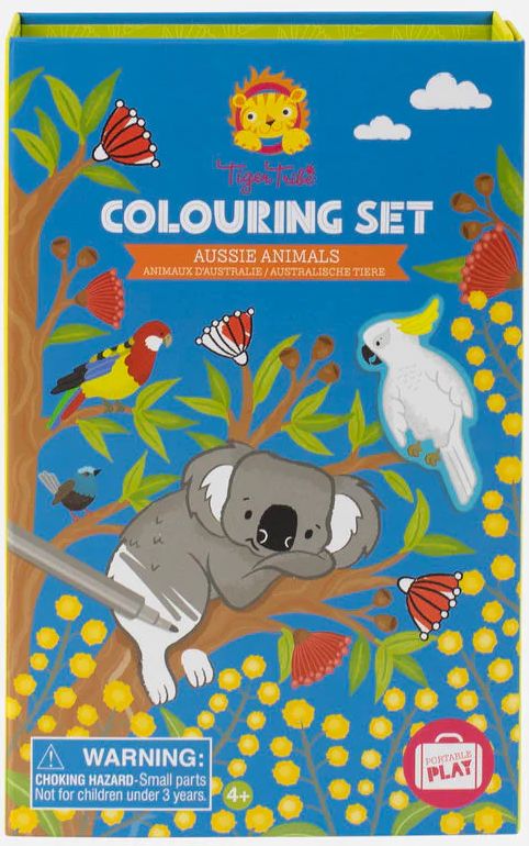 Tiger Tribe Colouring Set - Aussie Animals