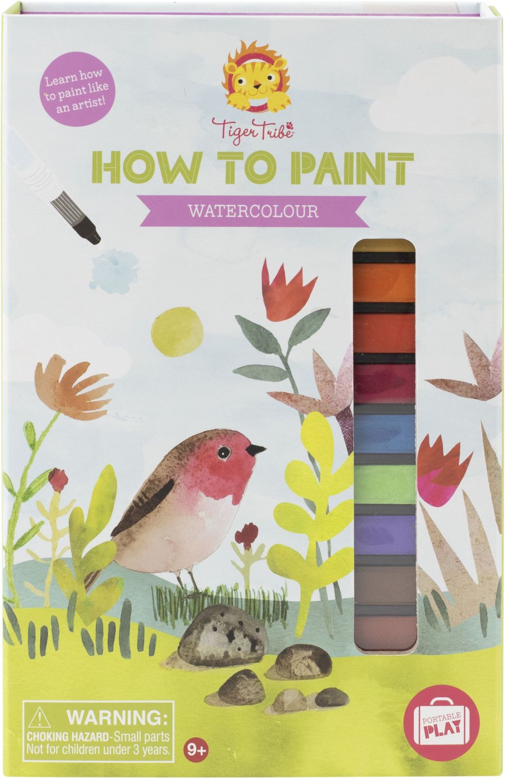 Levně Tiger Tribe Kreativní sada How to Paint - Watercolour