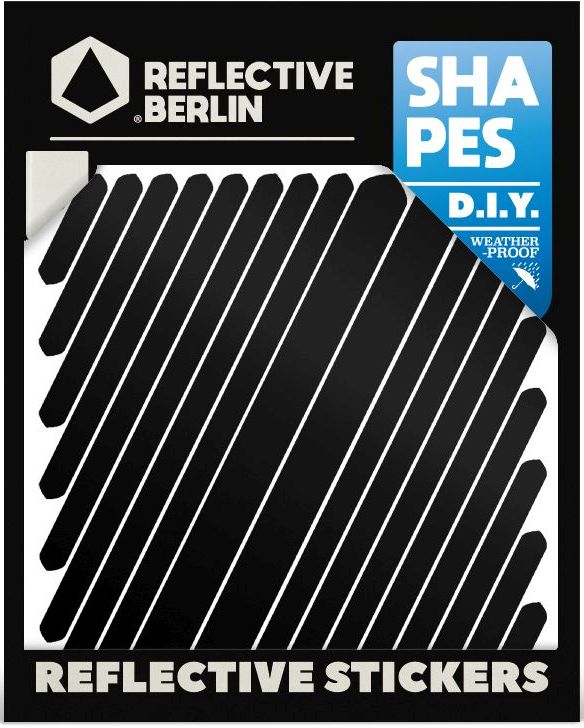 Levně Reflective Berlin Reflective Shapes -versal - black