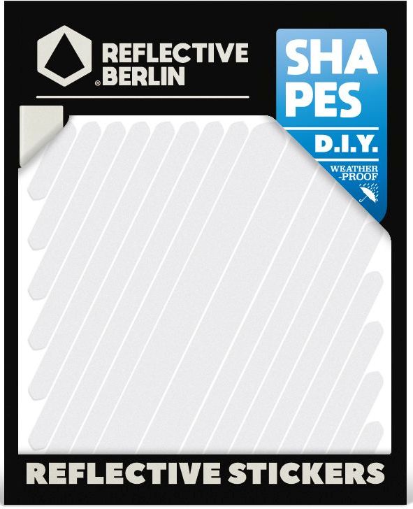 Levně Reflective Berlin Reflective Shapes -versal - white