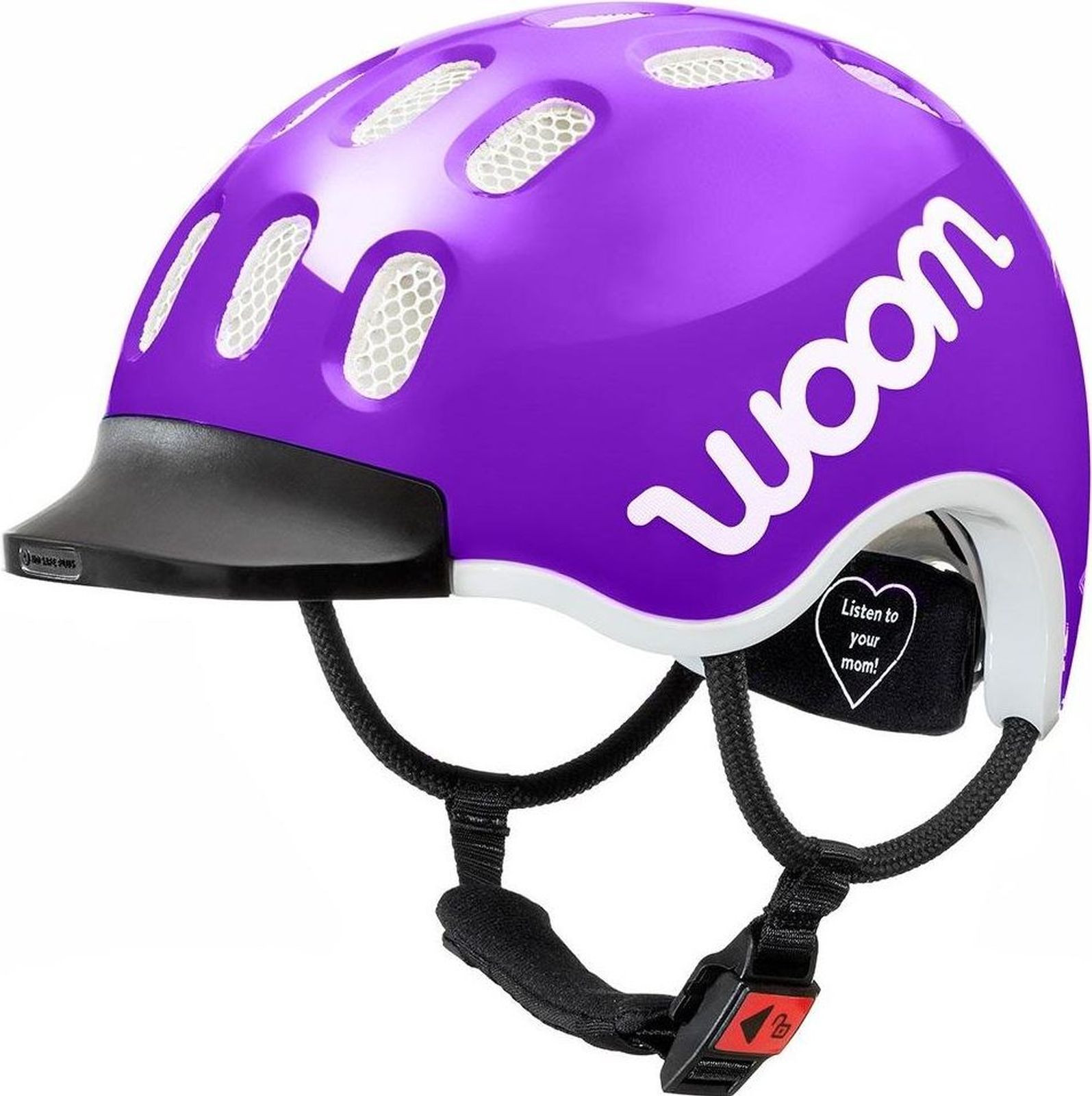 Levně Dětská cyklistická helma Woom - fialová XS (46-50) 2022
