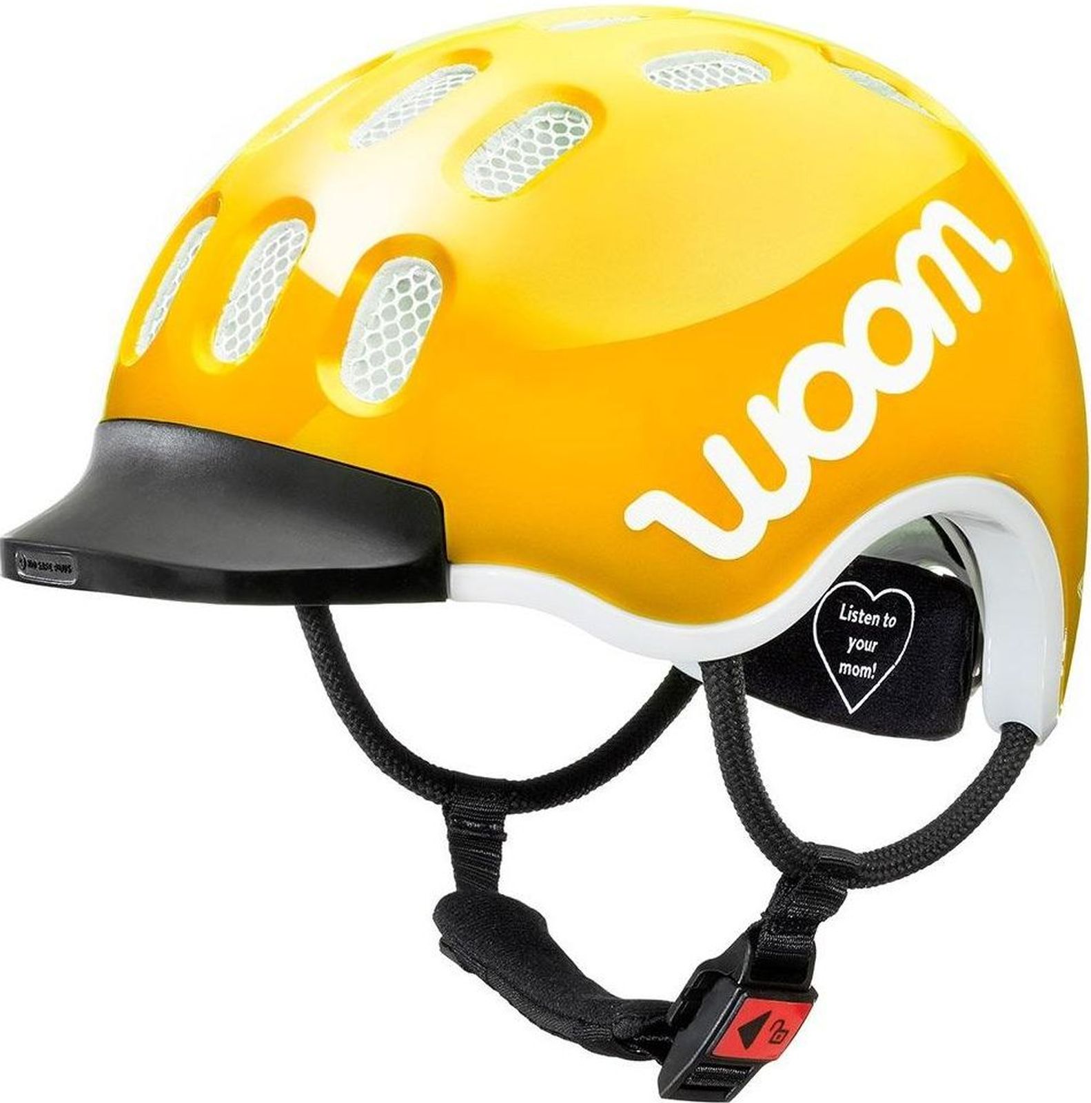Dětská cyklistická helma Woom - žlutá M (53-56) 2022