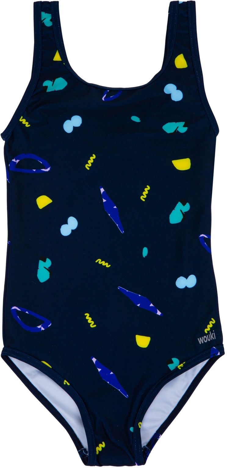 Wouki Dívčí jednodílné plavky Vann - Blue 98
