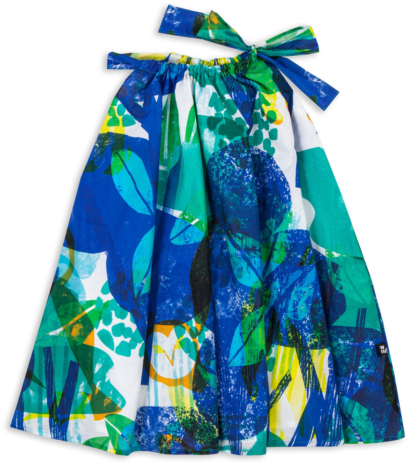 Dívčí šaty Wouki Komori - blue forest 110